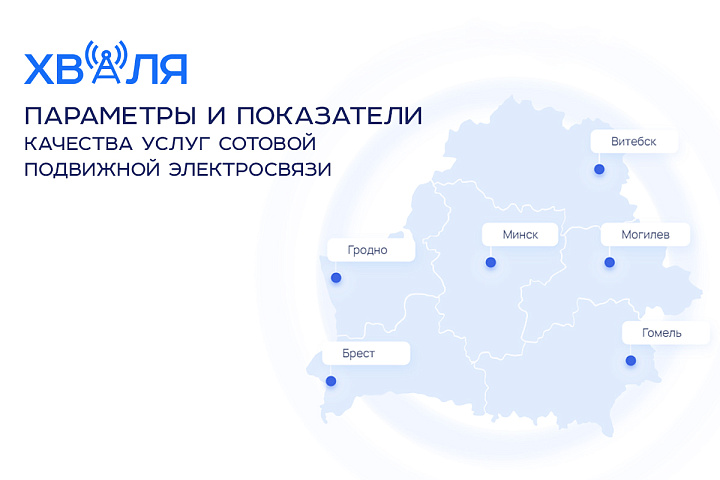 Качество услуг сотовой подвижной электросвязи Беларуси. Параметры и показатели за 2 квартал 2024 года