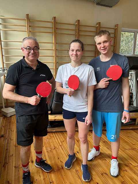 Команда «БелГИЭ» приняла участие в соревнованиях по настольному теннису в рамках спартакиады Ленинского района